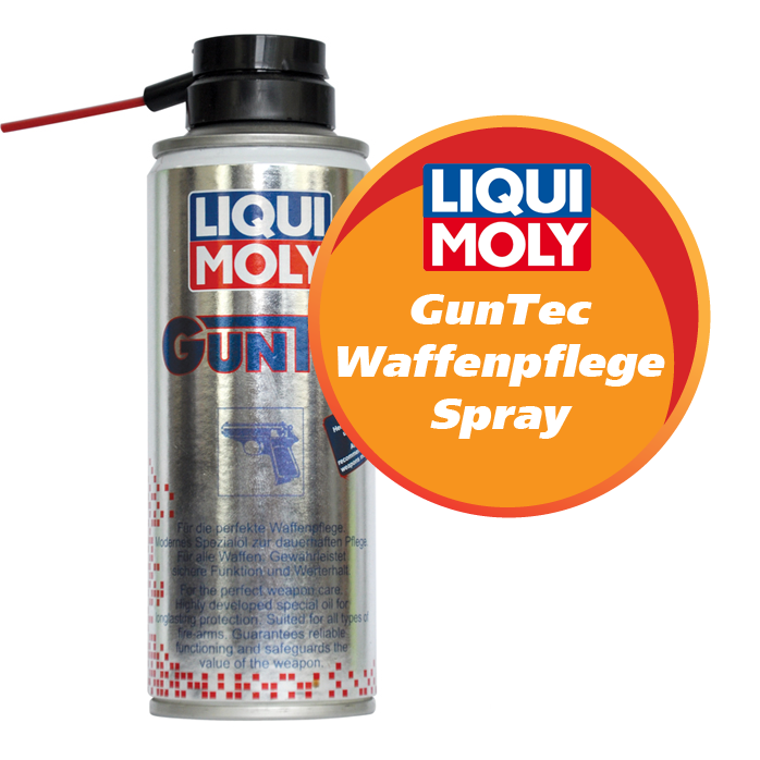 Оружейное масло-спрей LIQUI MOLY GunTec Waffenpflege-Spray (0,2 кг)