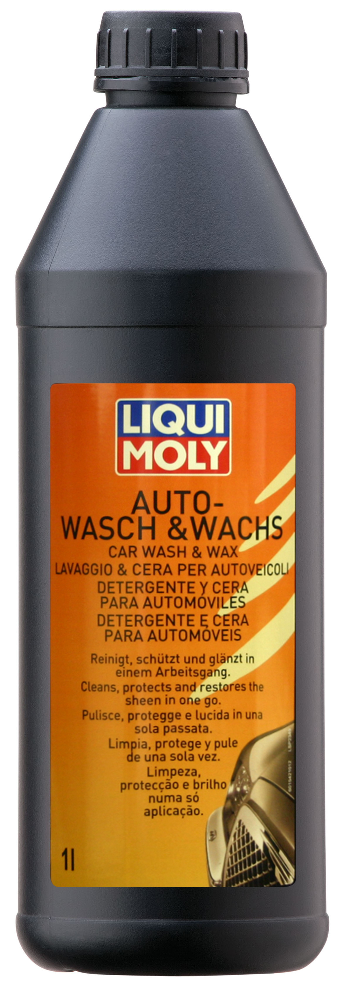 Автомобильный шампунь с воском LIQUI MOLY Auto-Wasch & Wachs (1 литр)