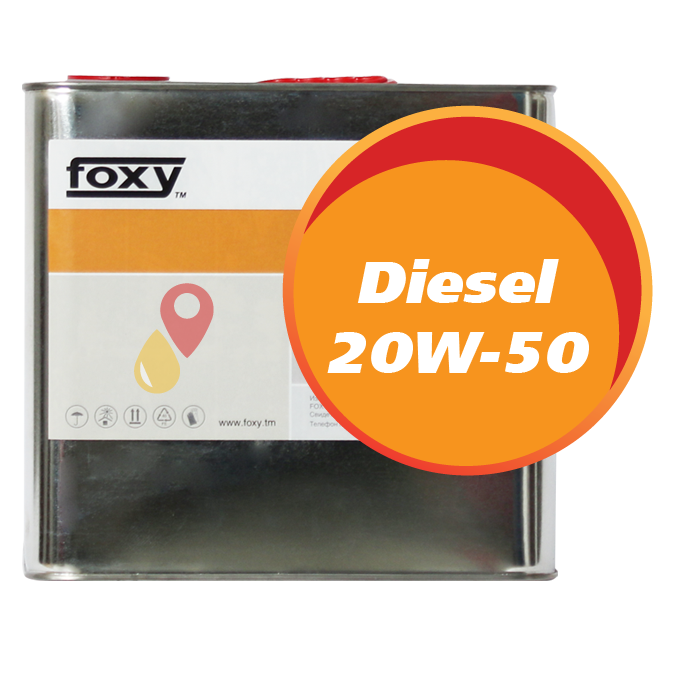 FOXY Diesel 20W-50 (10 литров)