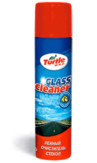 Пенный очиститель стекол GLASS CLEANER Turtle Wax (400 мл)