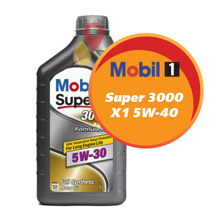 Mobil Super 3000 X1 5W­-40 (1 литр)