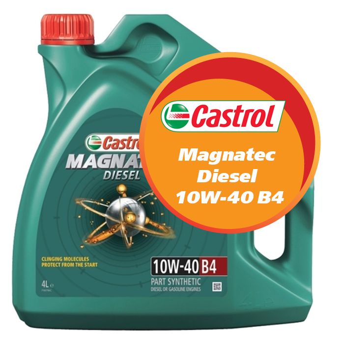 Castrol Magnatec Diesel 10W-40 B4 (4 литра)
