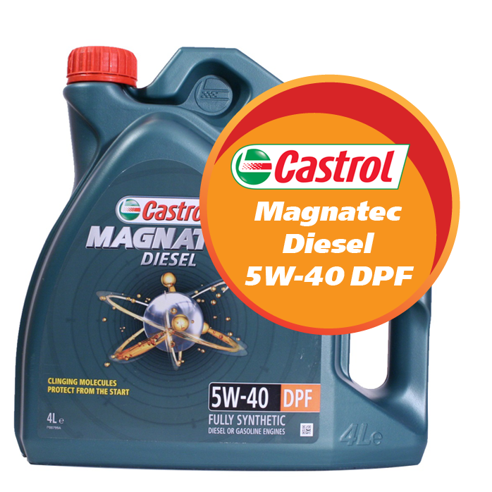 Castrol Magnatec Diesel 5W-40 DPF (4 литра)