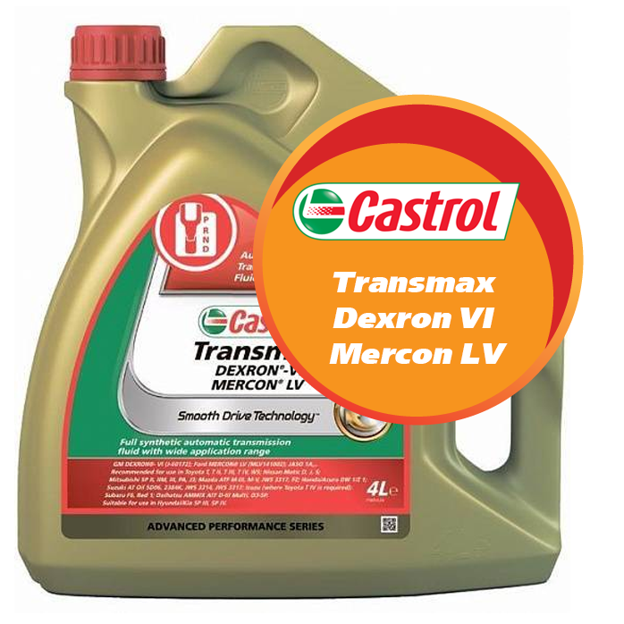 Castrol Transmax Dexron VI Mercon LV (4 литра)