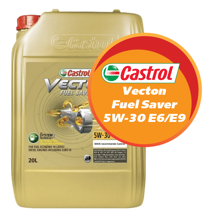 Castrol Vecton Fuel Saver 5W-30 E6/Е9 (20 литров)