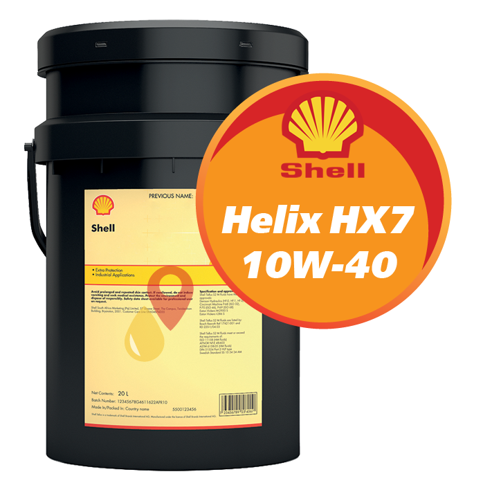 Shell Helix HX7 10W-40 (20 литров)