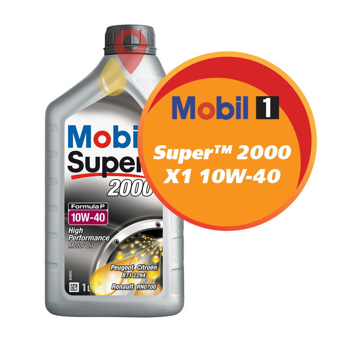 Mobil Super™ 2000 X1 10W-40 (1 литр)