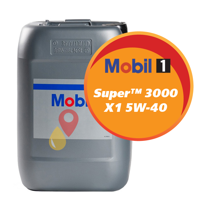 Mobil Super™ 3000 X1 5W-40 (20 литров)
